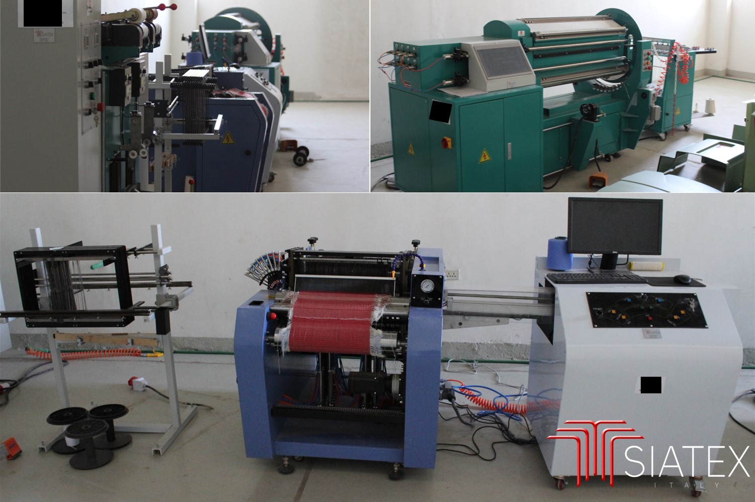 Lab-scale warping and weaving machine