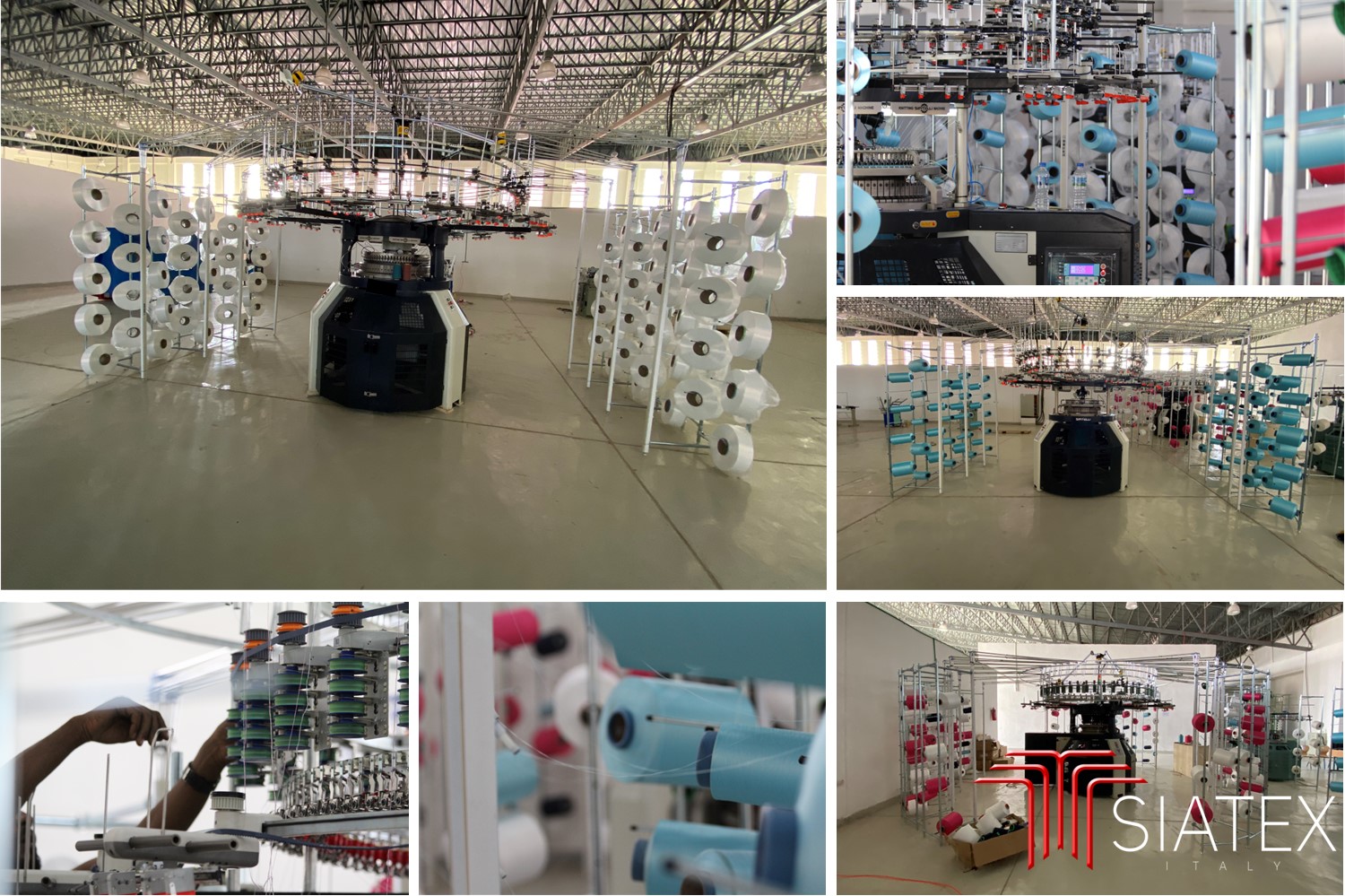Single and double jersey autostripe circular knitting machine