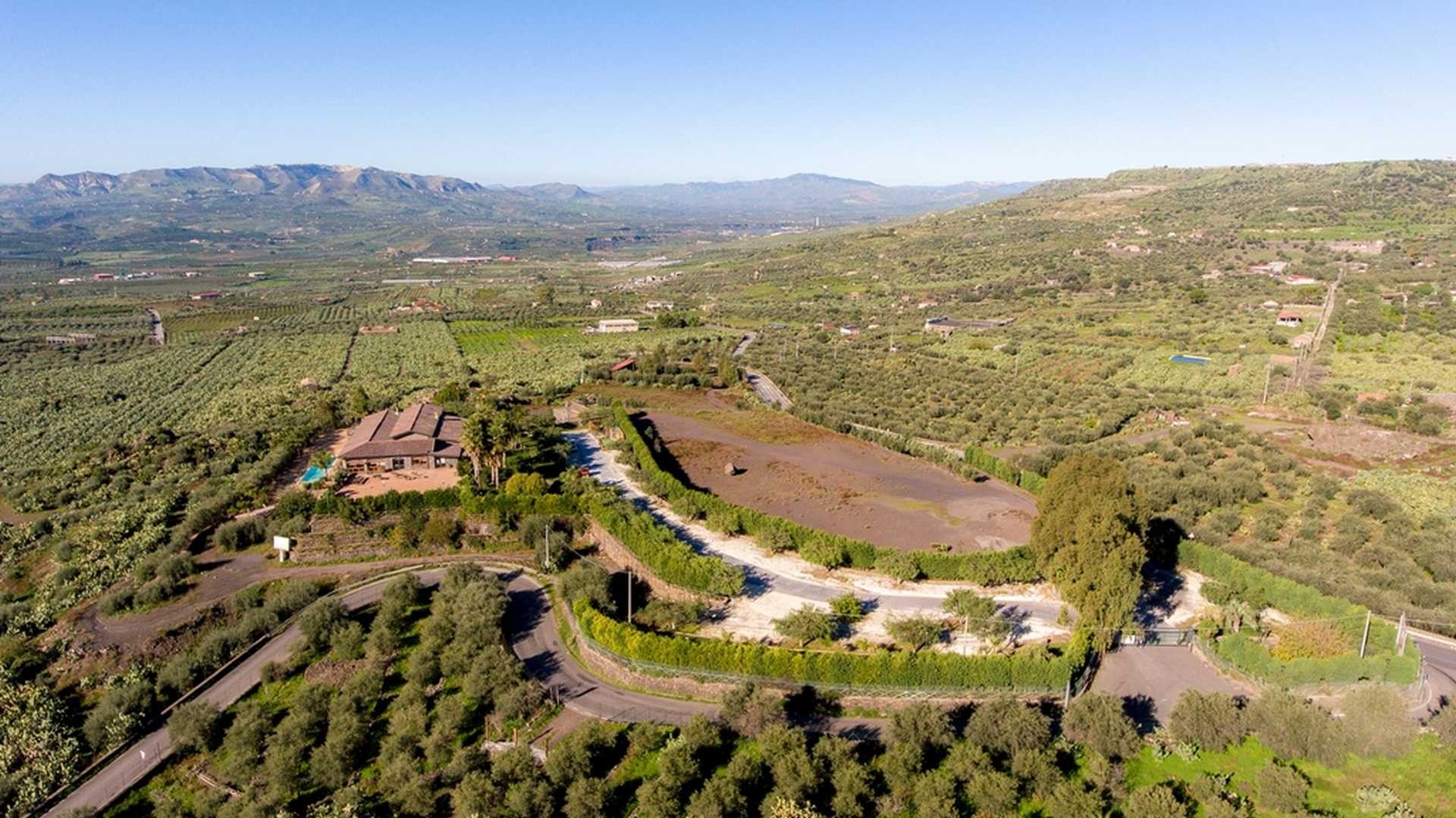 Ripresa aerea del territorio