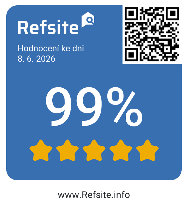 Průkazy pro budovy – hodnocení 99 % Refsite