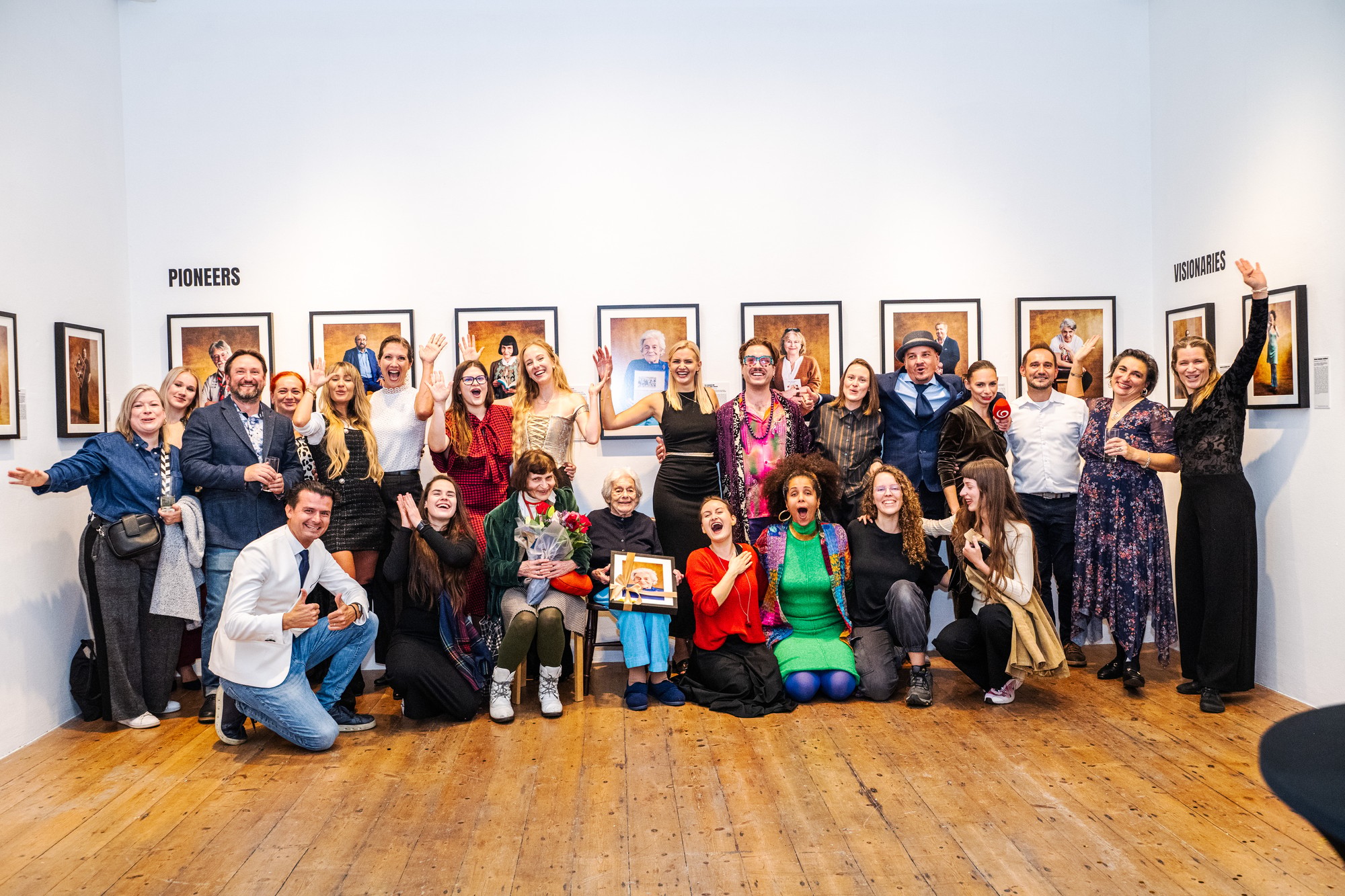 Portraits of Slovak and Czech Britain exhibition opening in London