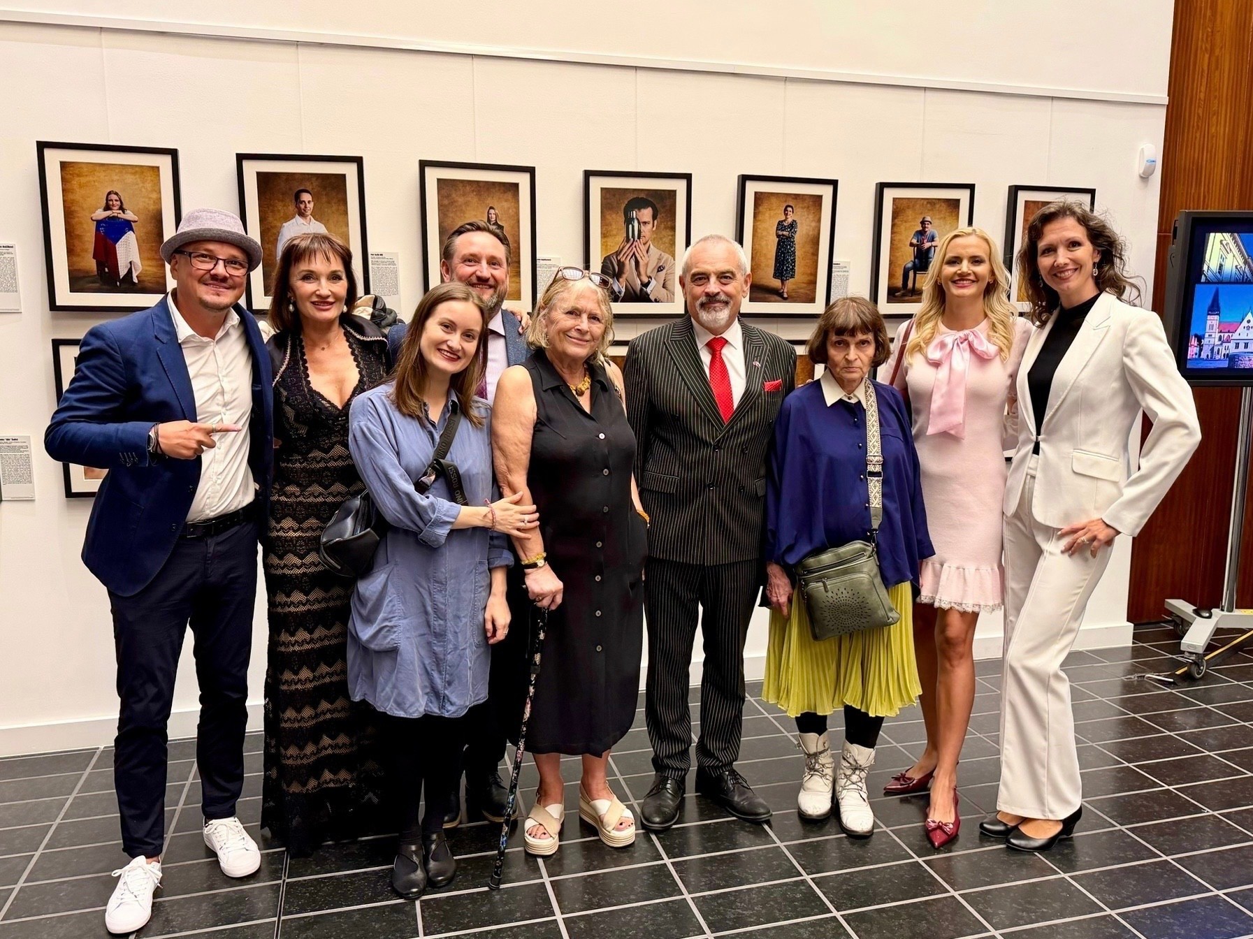 Portraits of Slovak and Czech Britain: Exhibition Opening at the Embassy of the Slovak Republic