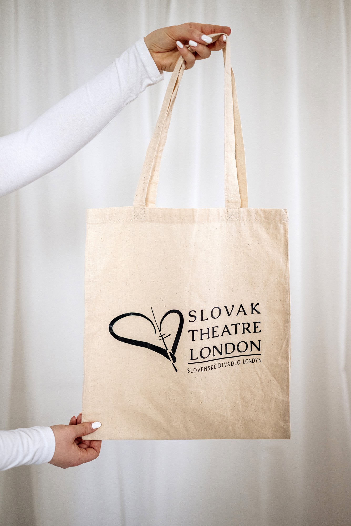 Slovak Theatre London tote bag in beige