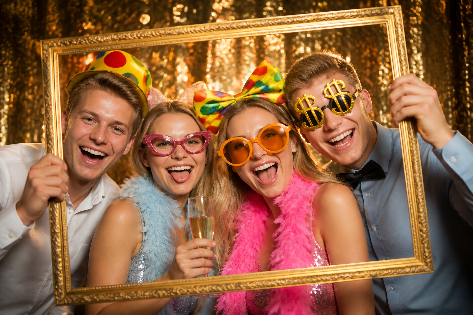 selfie booth til fødselsdag – plug and play