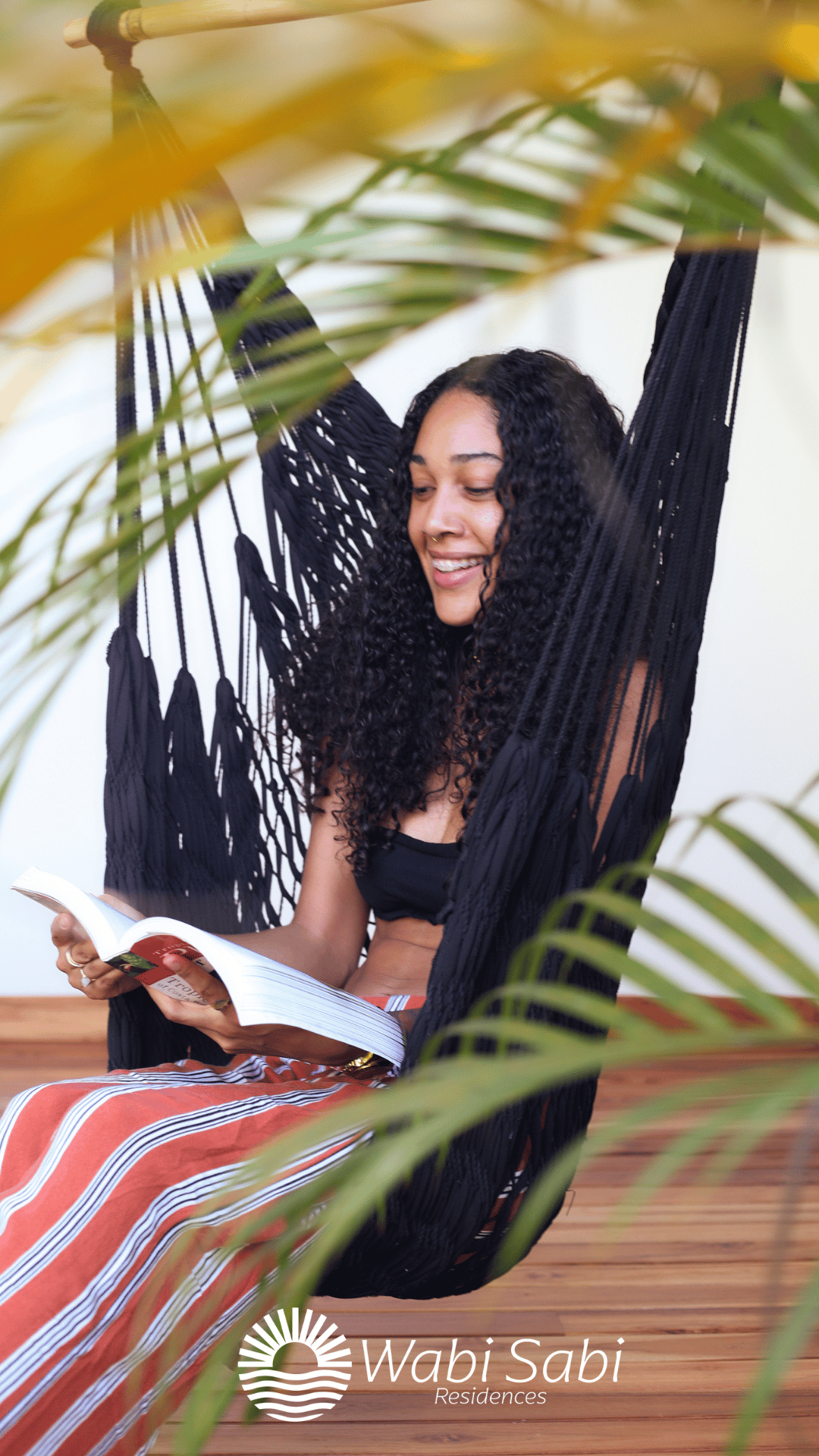 Wabi Sabi Residences — relaxing in a hammock