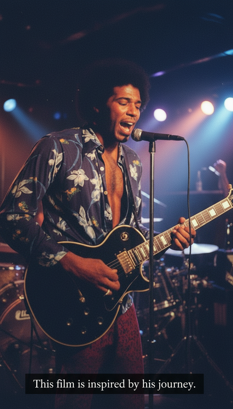 Manchild performing on stage