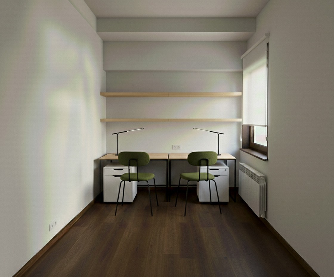 Habitación individual con baño privado en el Colegio Mayor San Juan Evangelista, Valladolid