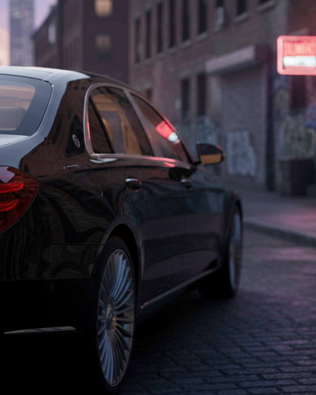 Luxury chauffeur service experience