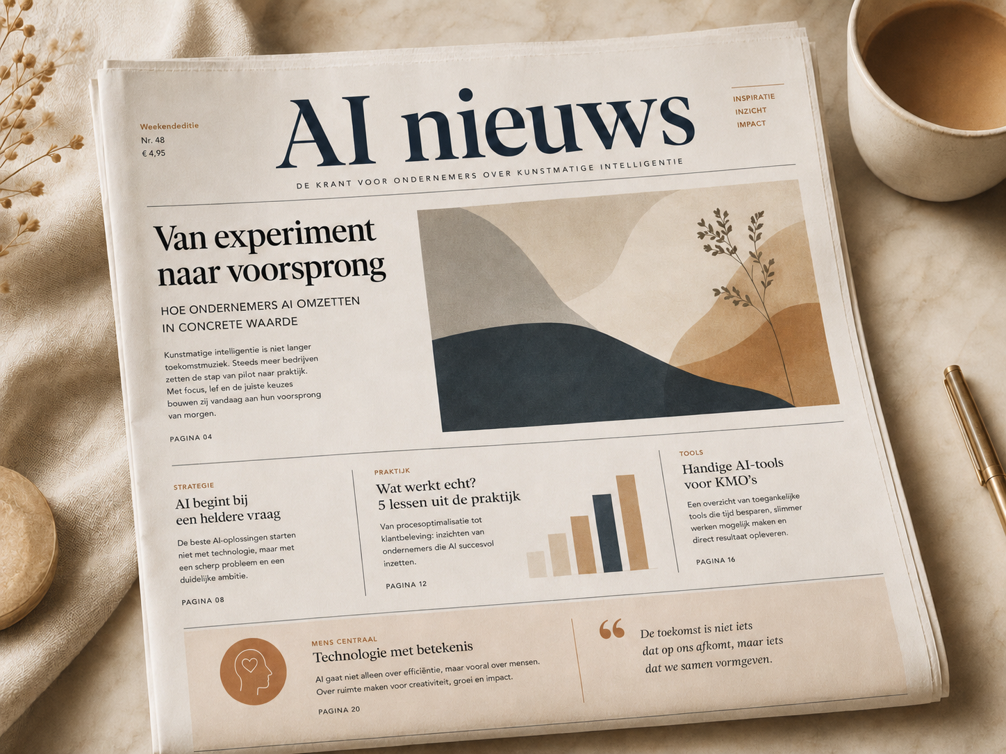 Illustratie bij AI nieuws