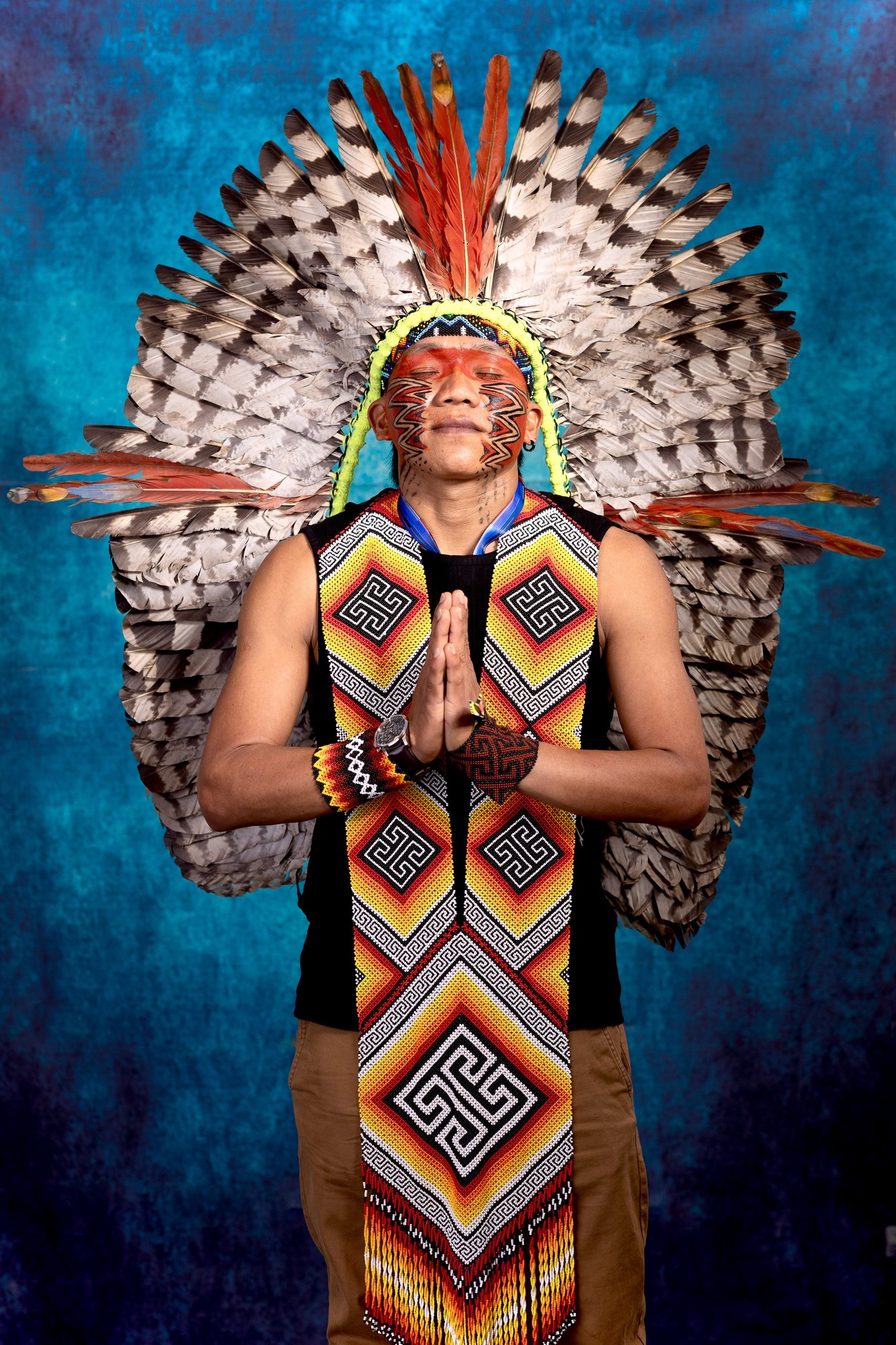 Fashion photography studio portrait