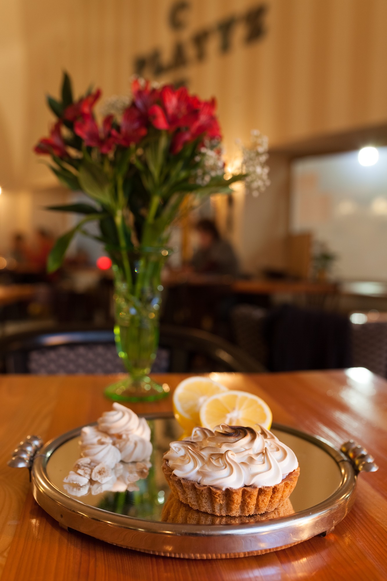Mountain landscape reflection