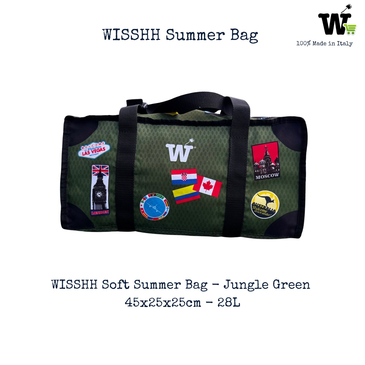 WISSHH Soft Week-end Bag - Jungle Green