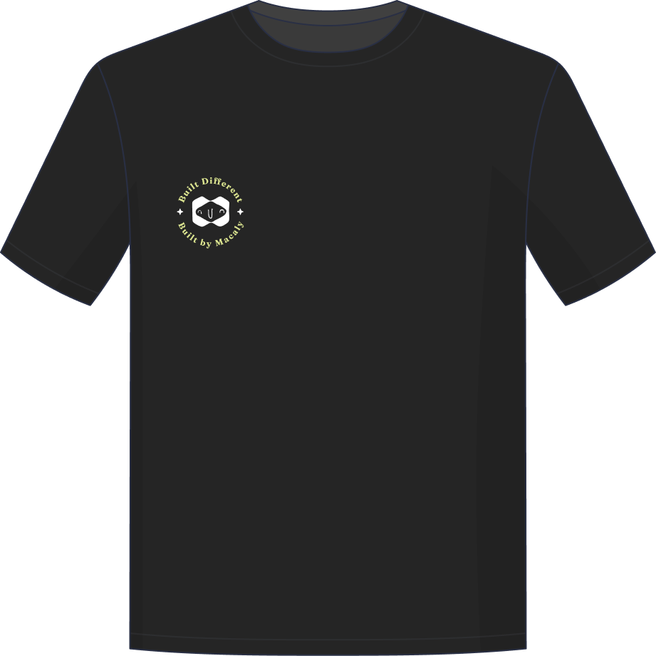Gym Bro Tee – Black - Front