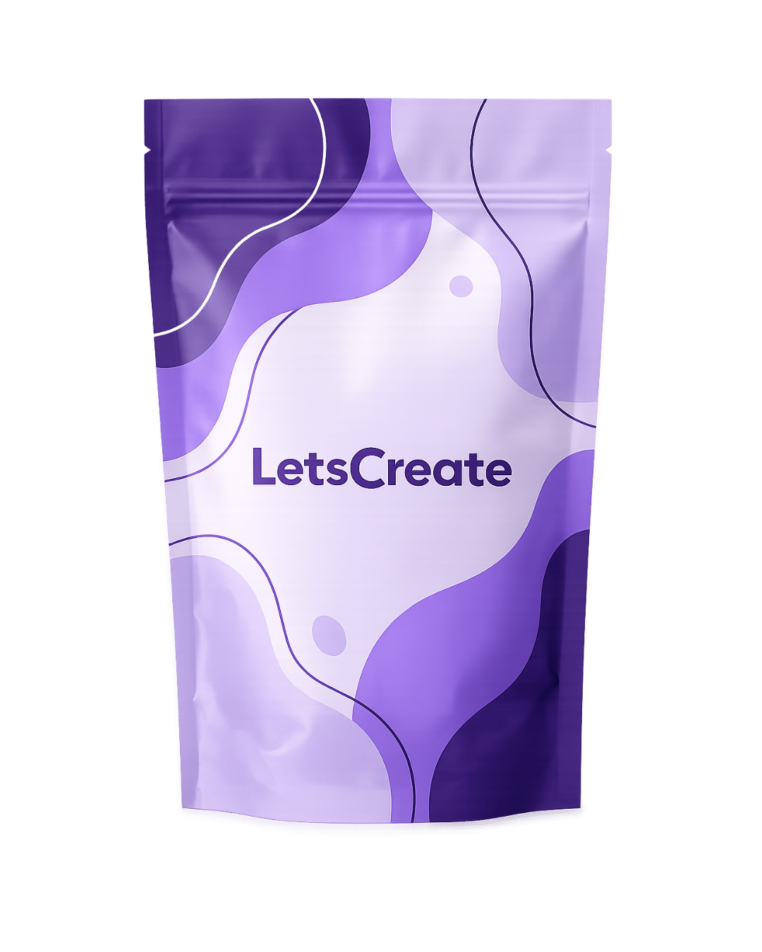 3D vizualizace doypack sáčku Letscreate