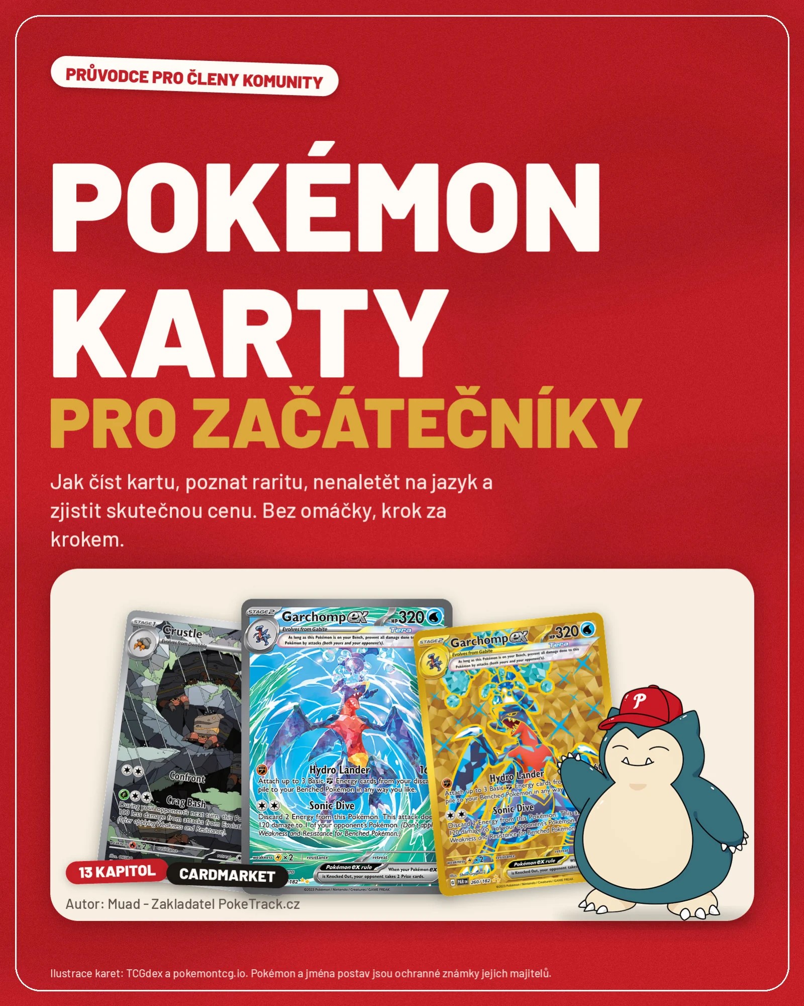Obálka příručky Pokémon karty pro začátečníky od PokeTrack