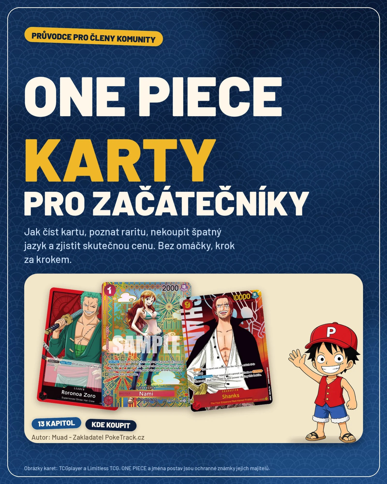 Obálka příručky One Piece karty pro začátečníky