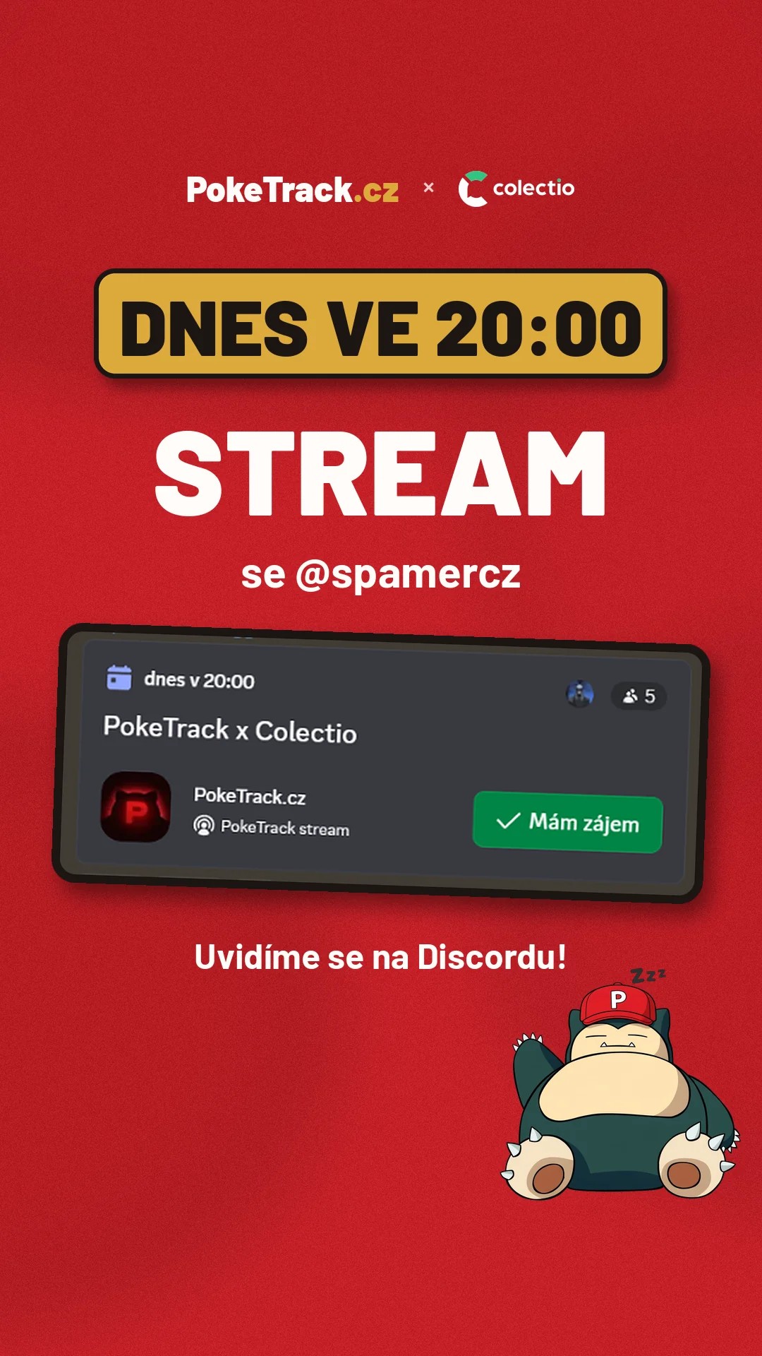 Story PokeTrack: pozvánka na stream s Colectio