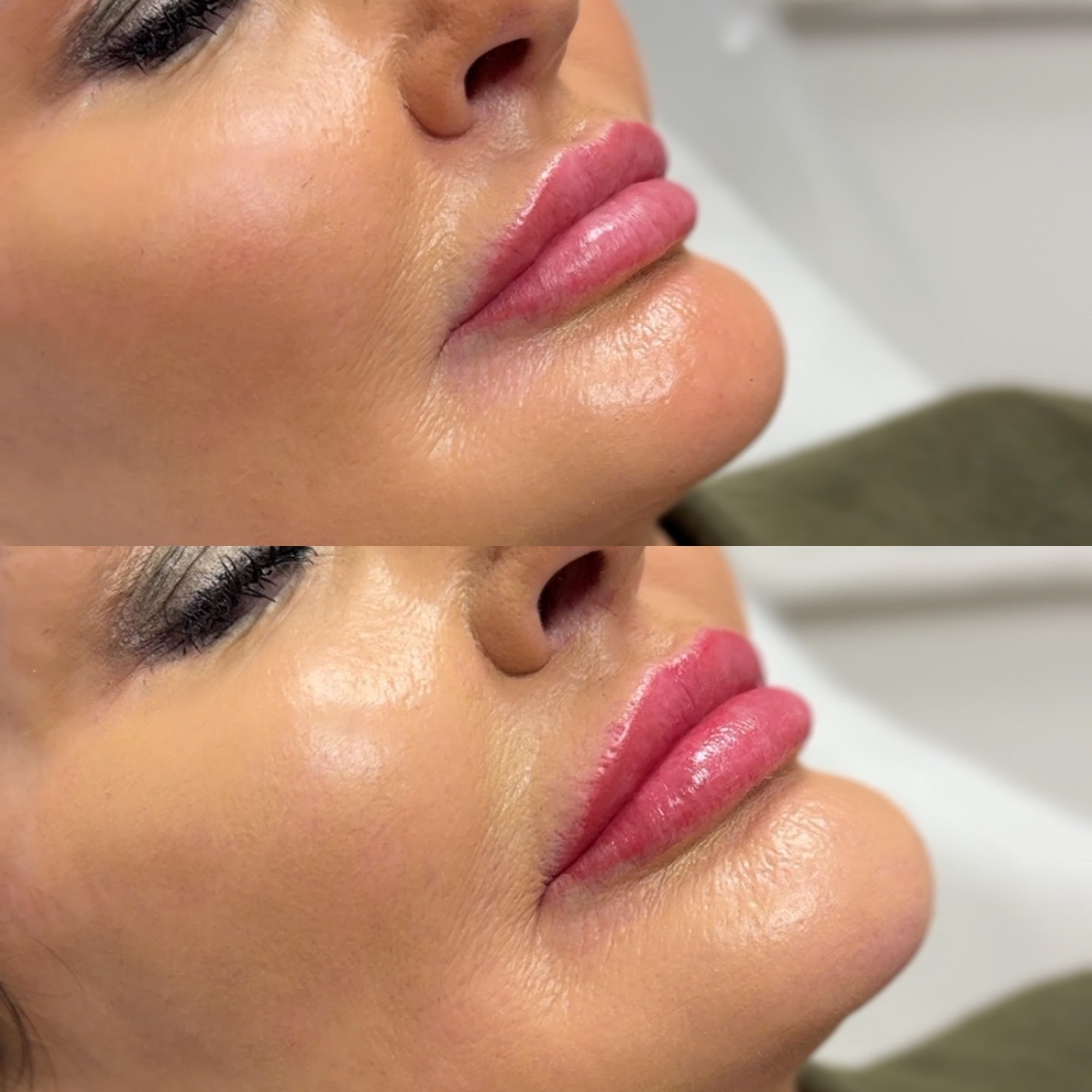 Lip Blush — soft rose · fresh result