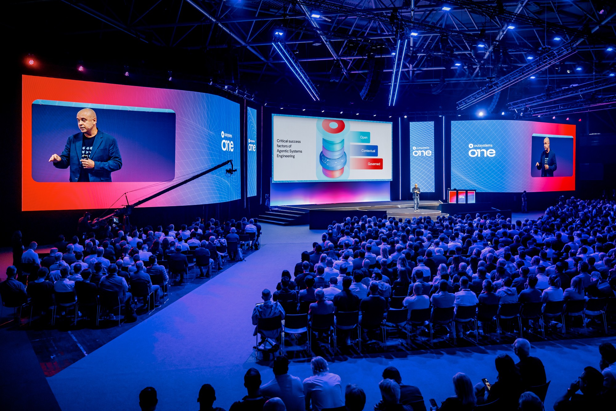 OutSystems ONE Conference production at RAI Amsterdam