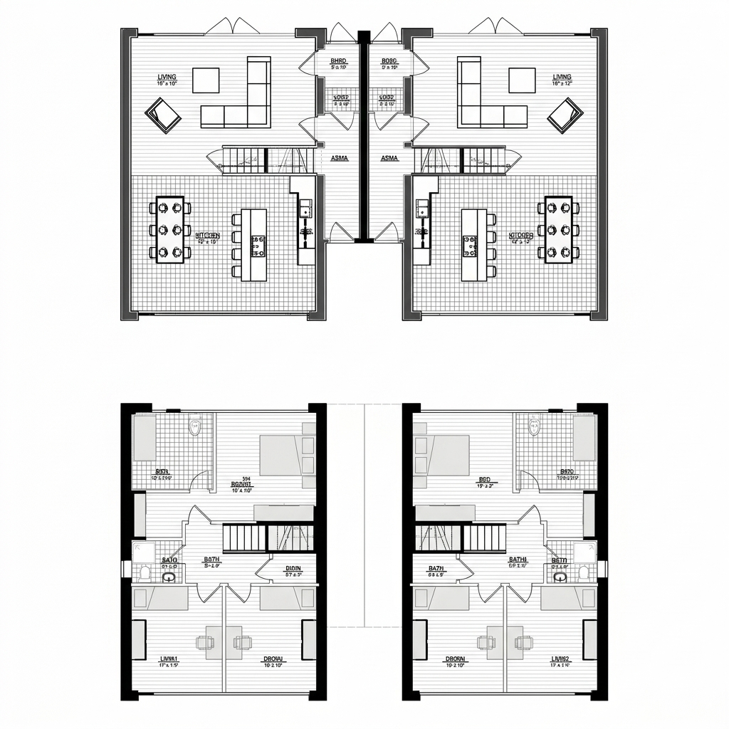 Floorplan Casa 01 — Drawings