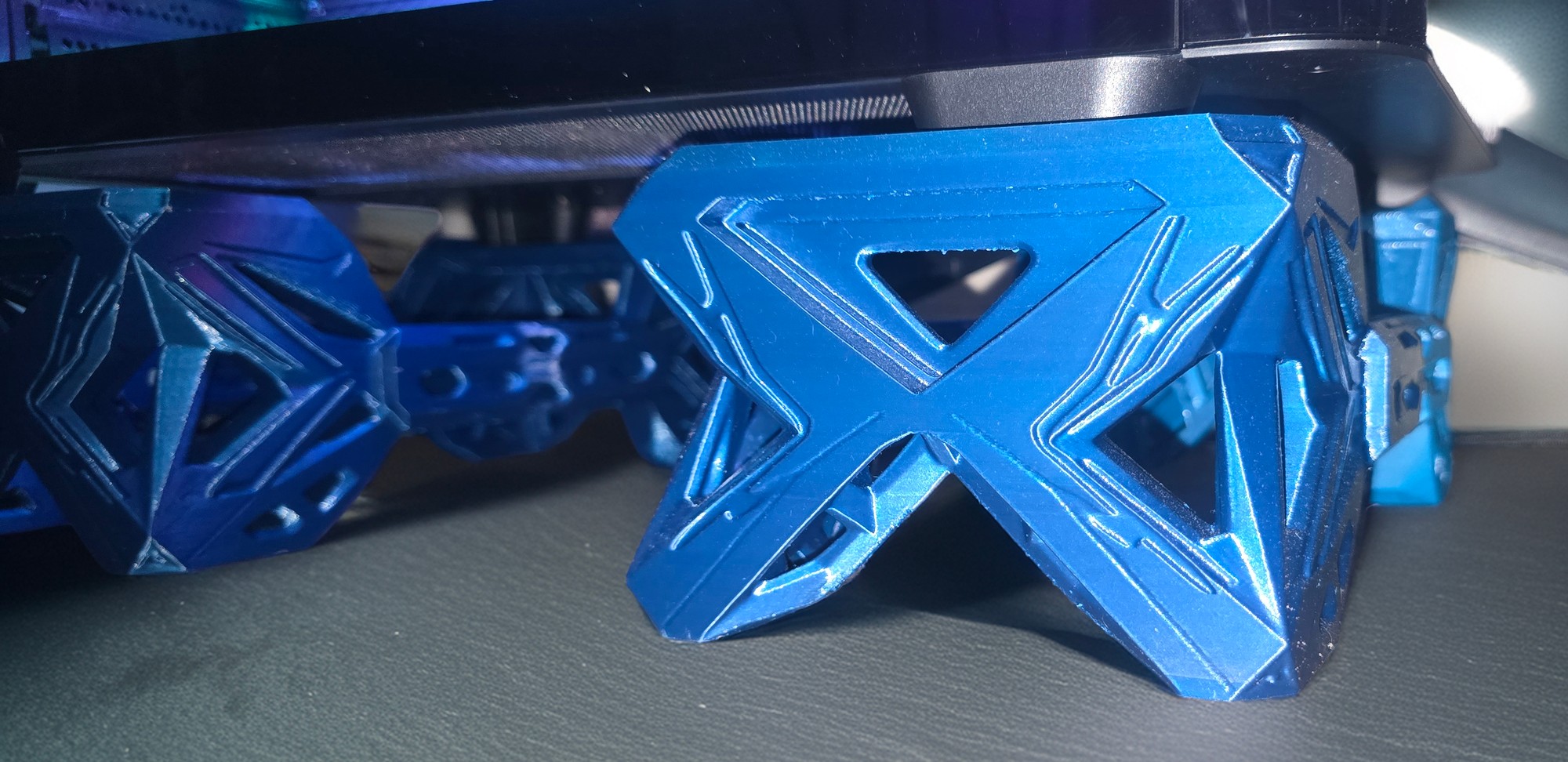 Custom PC riser, Practical Bits 3D printed by GoblinPrint