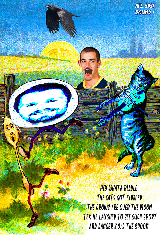 Cats Fiddled — Footy cartoon by Peter Gillies