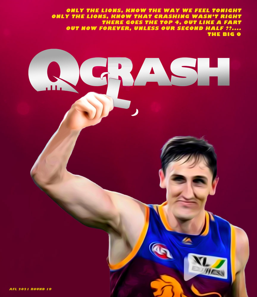 Q Clash — Footy cartoon by Peter Gillies