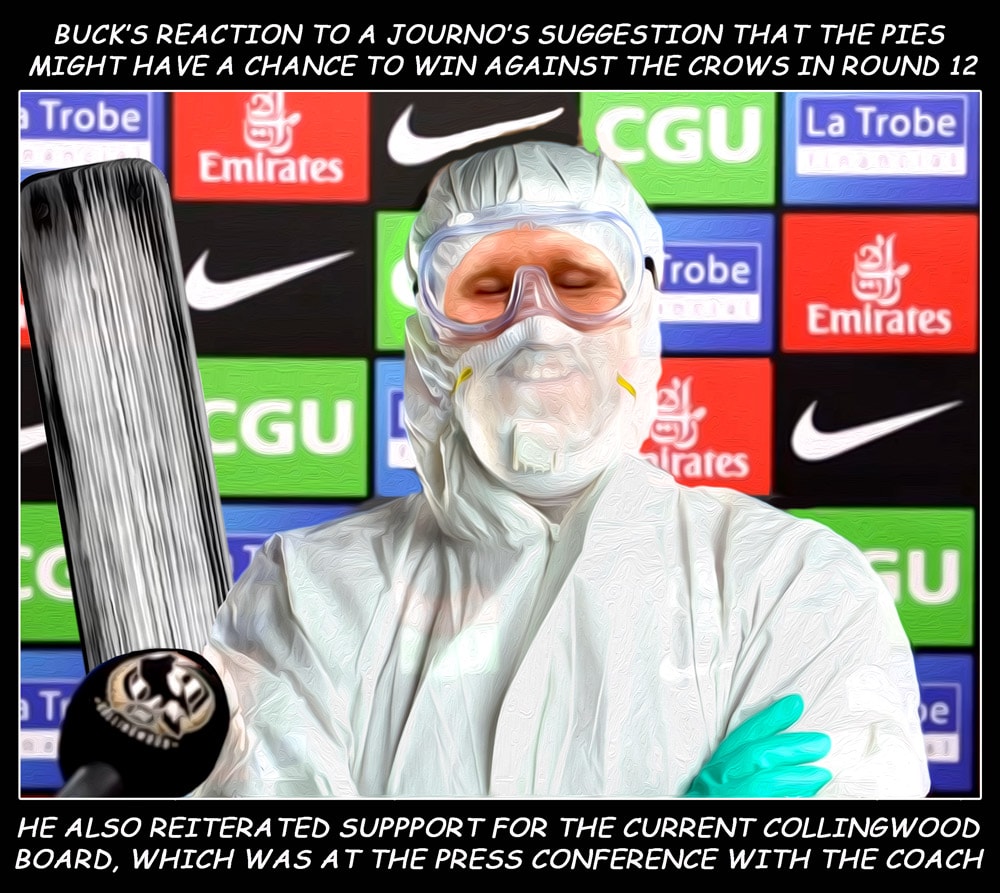 Hazmat — Footy cartoon by Peter Gillies