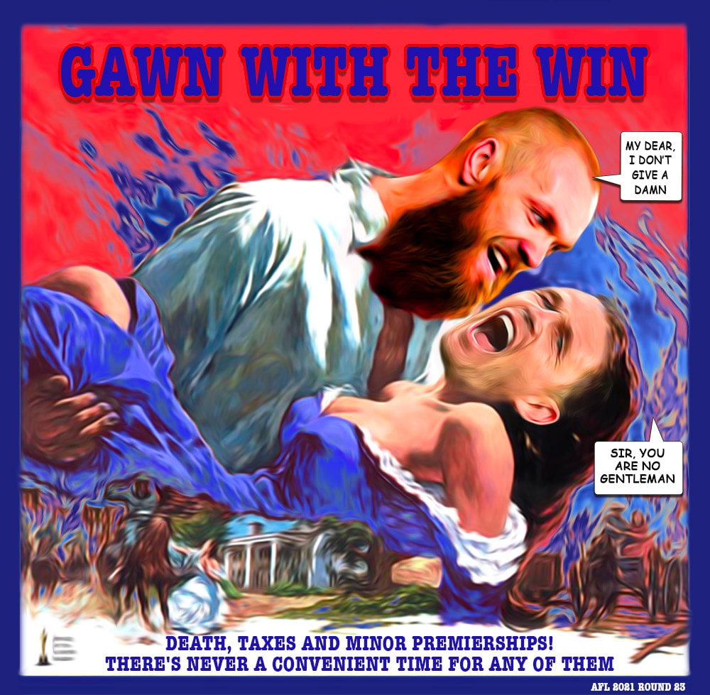 Gawn With The Win — Footy cartoon by Peter Gillies