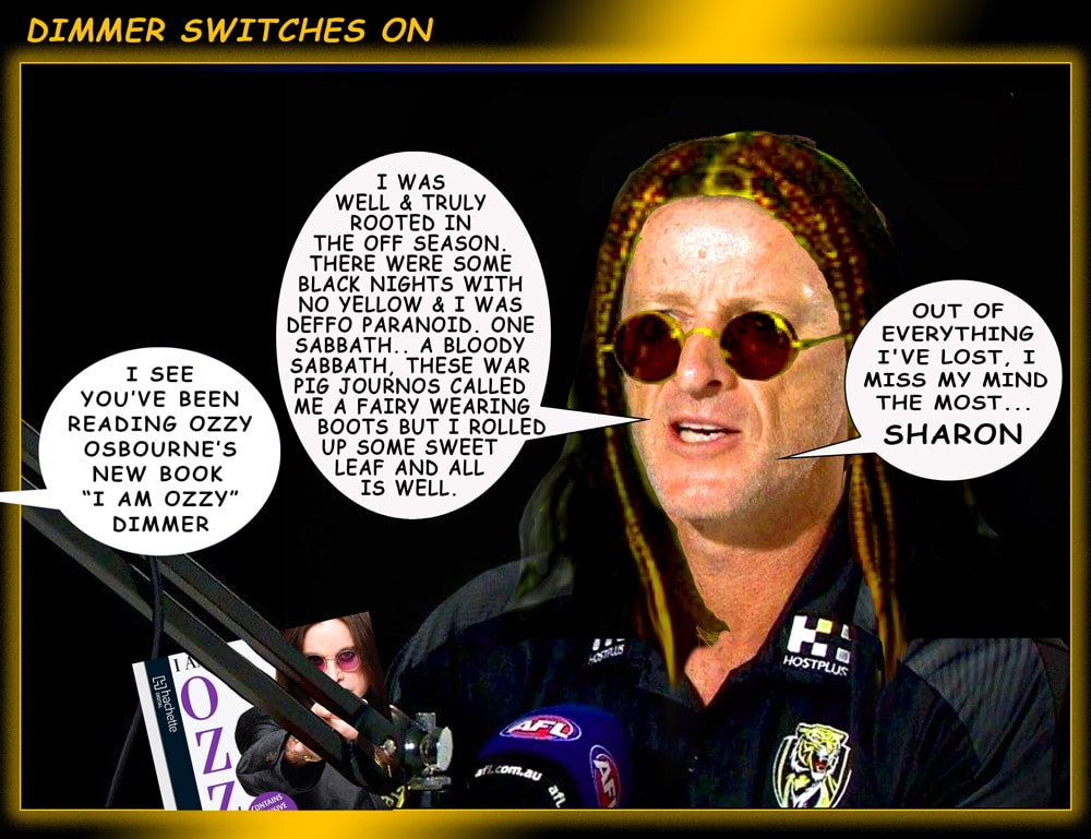 Dimmer Switches — Footy cartoon by Peter Gillies