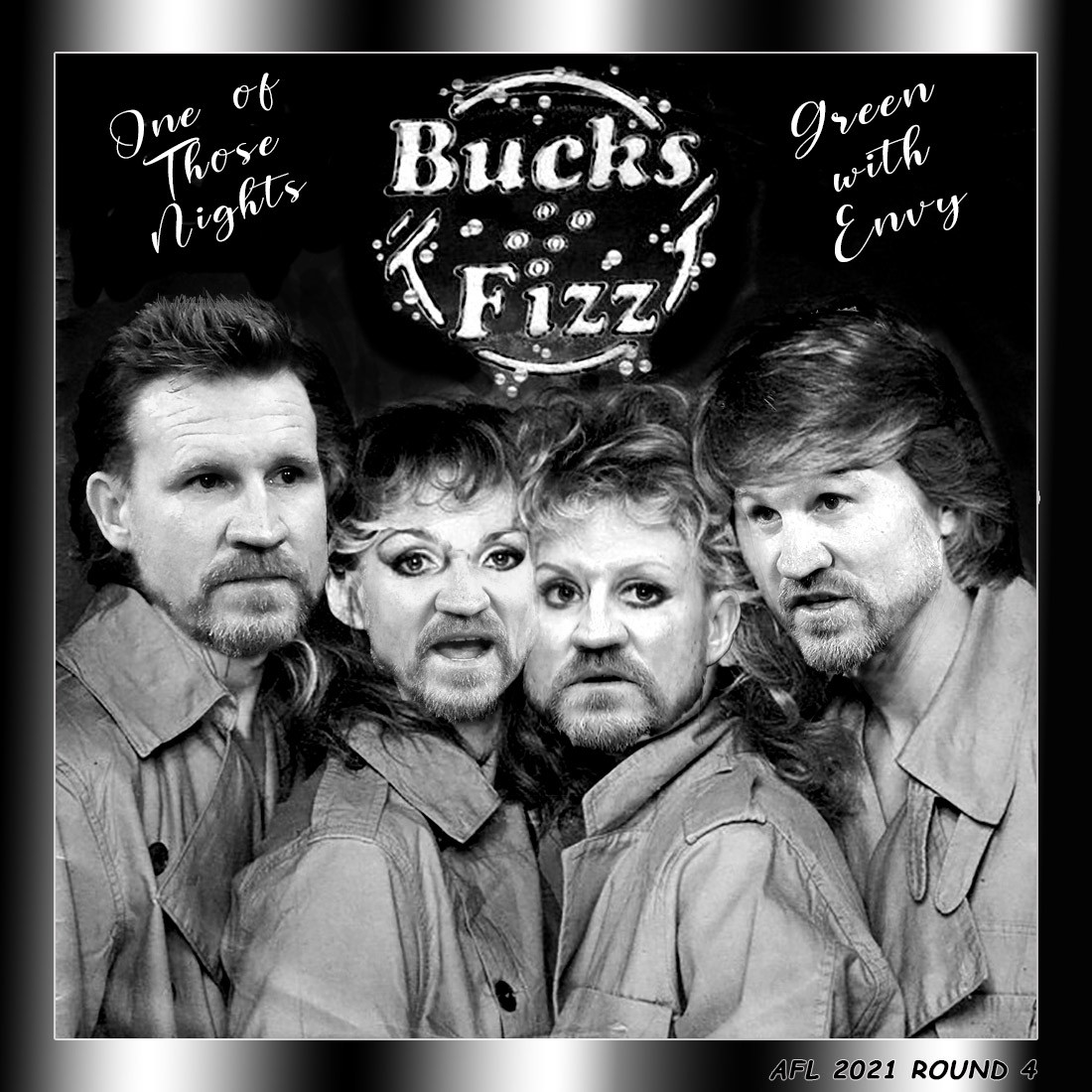 Bucks Fizz — Footy cartoon by Peter Gillies