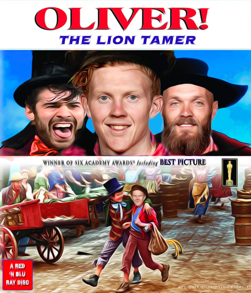 Lion Tamer (FQual1) — Footy cartoon by Peter Gillies
