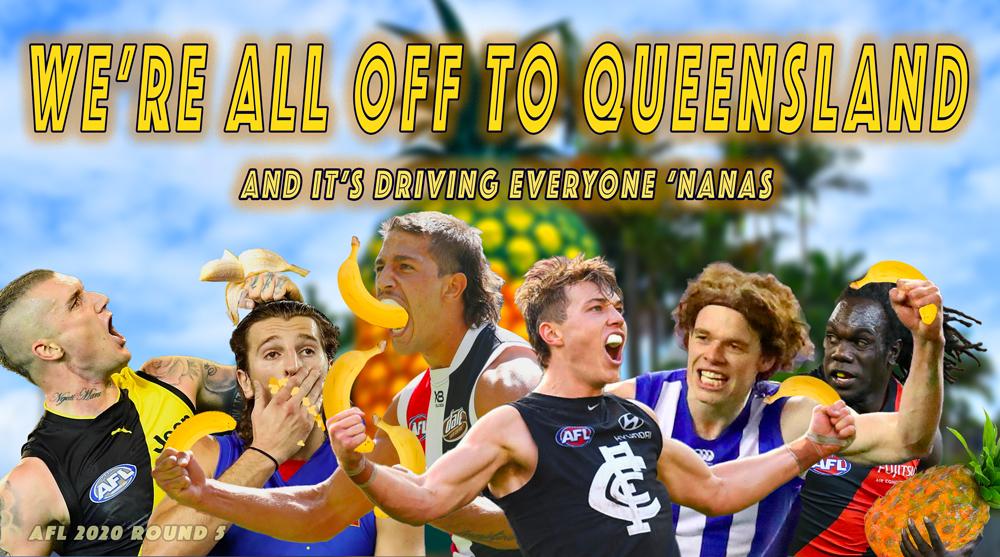 Nanas — Footy cartoon by Peter Gillies