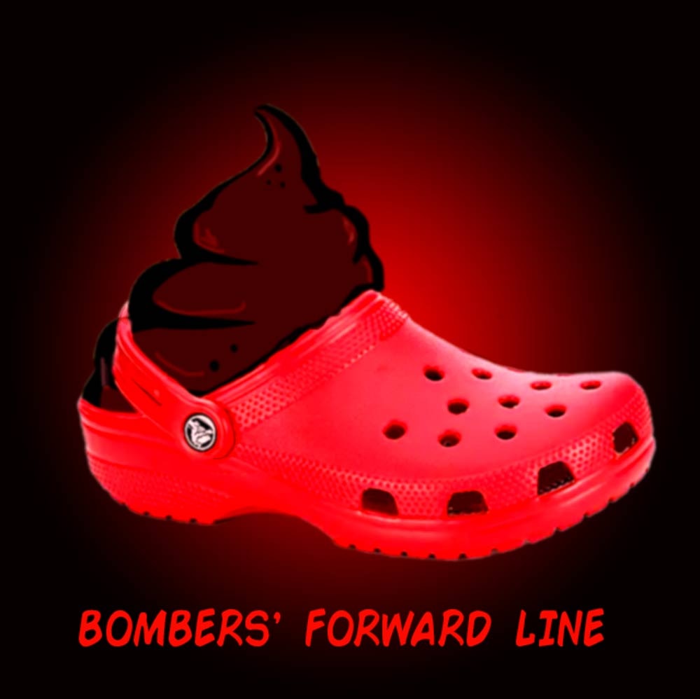 Forward Line — Footy cartoon by Peter Gillies