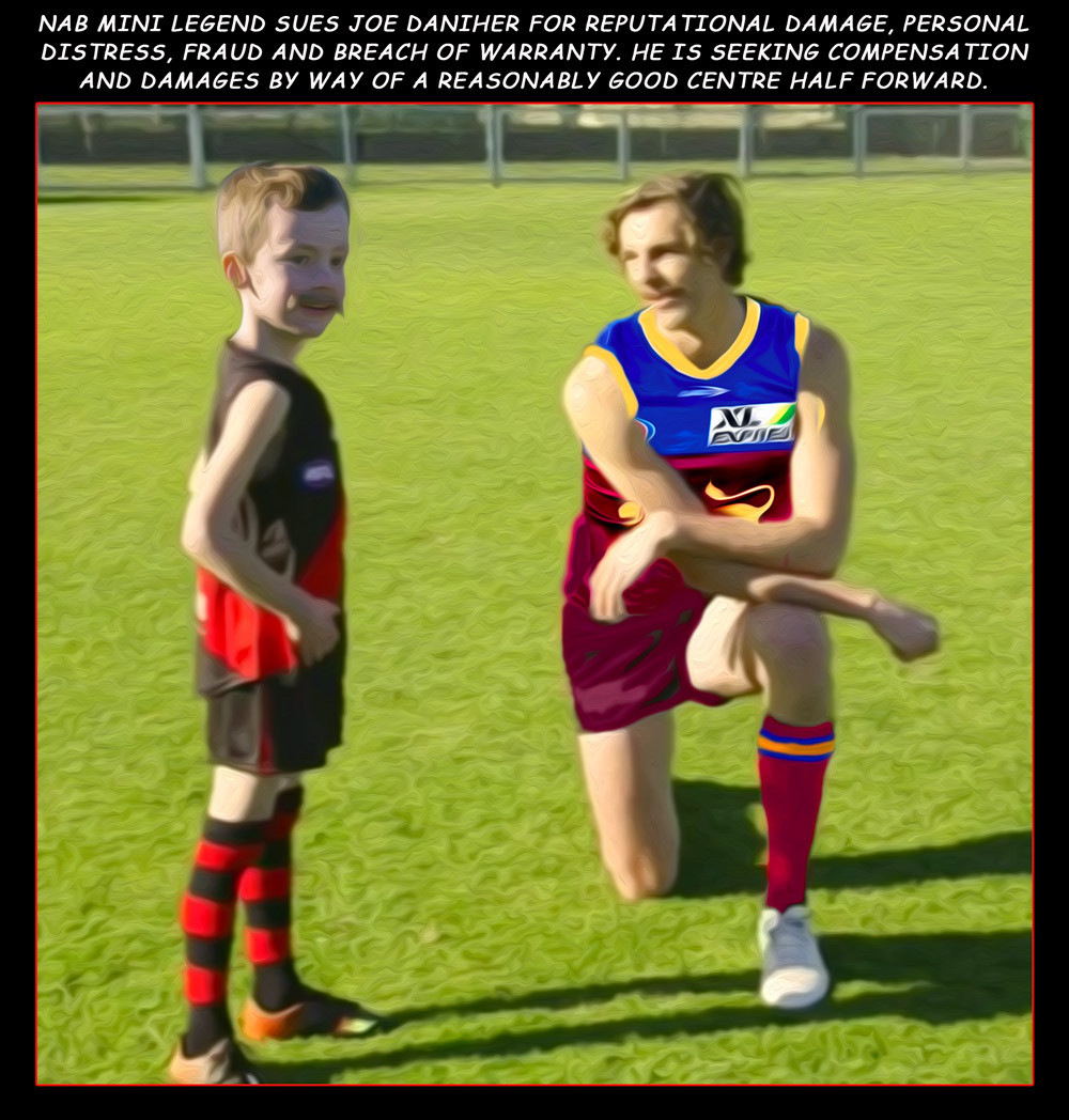 Sue Daniher — Footy cartoon by Peter Gillies