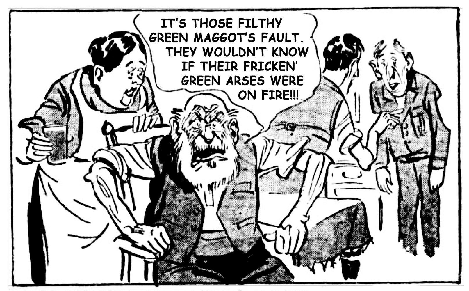 Tigers 3 In A Row 04 Alt — Footy cartoon by Peter Gillies