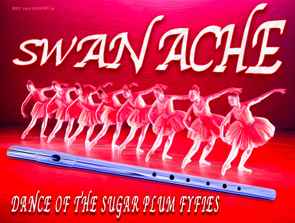 Swan Ache — Footy cartoon by Peter Gillies