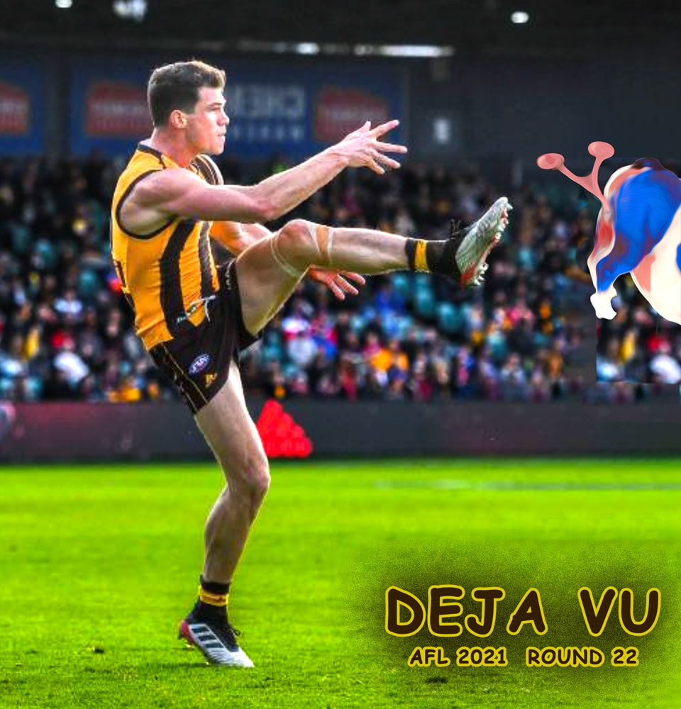 Deja Vu — Footy cartoon by Peter Gillies