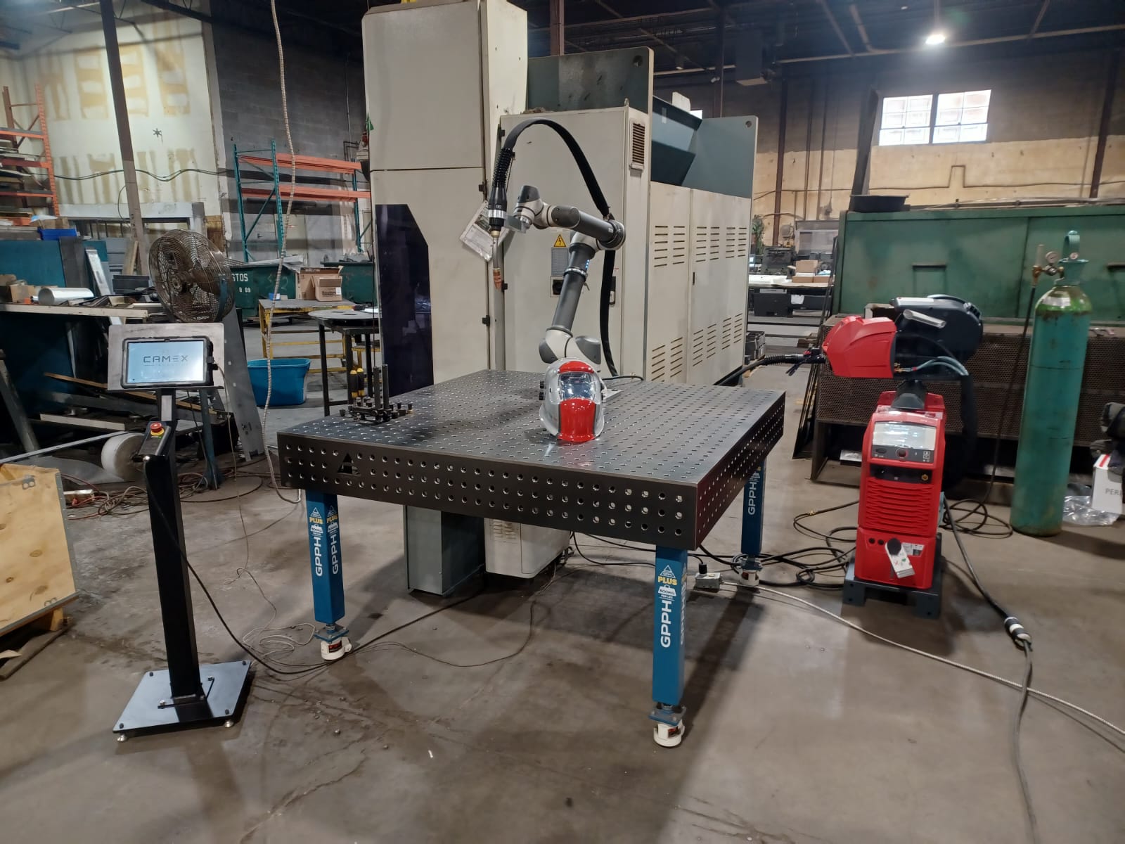 Camex table system installation