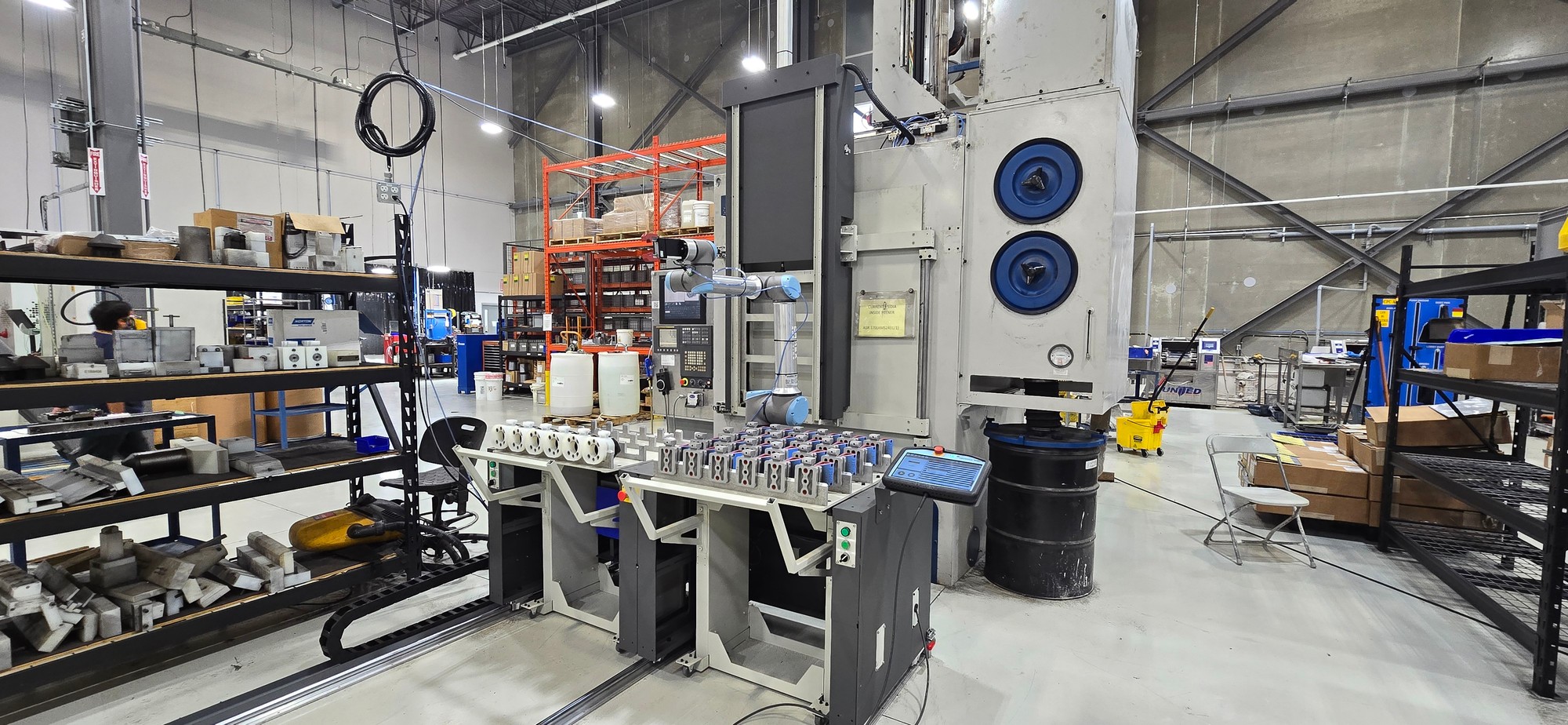 HPG LP aerospace shot peening automation
