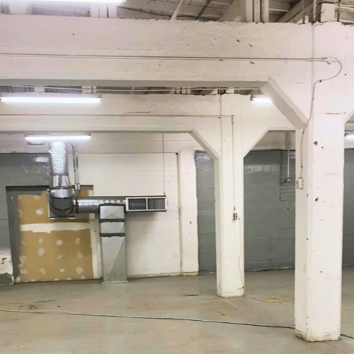 Finished commercial painting project