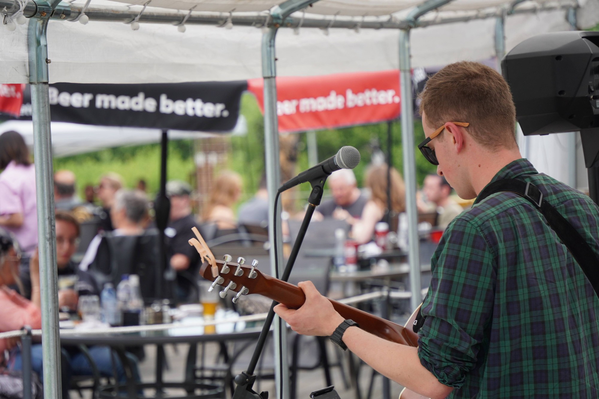 Conrad live at a venue