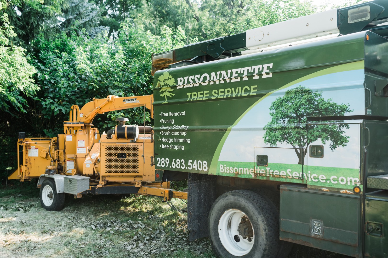 Bissonnette Tree Service professional equipment