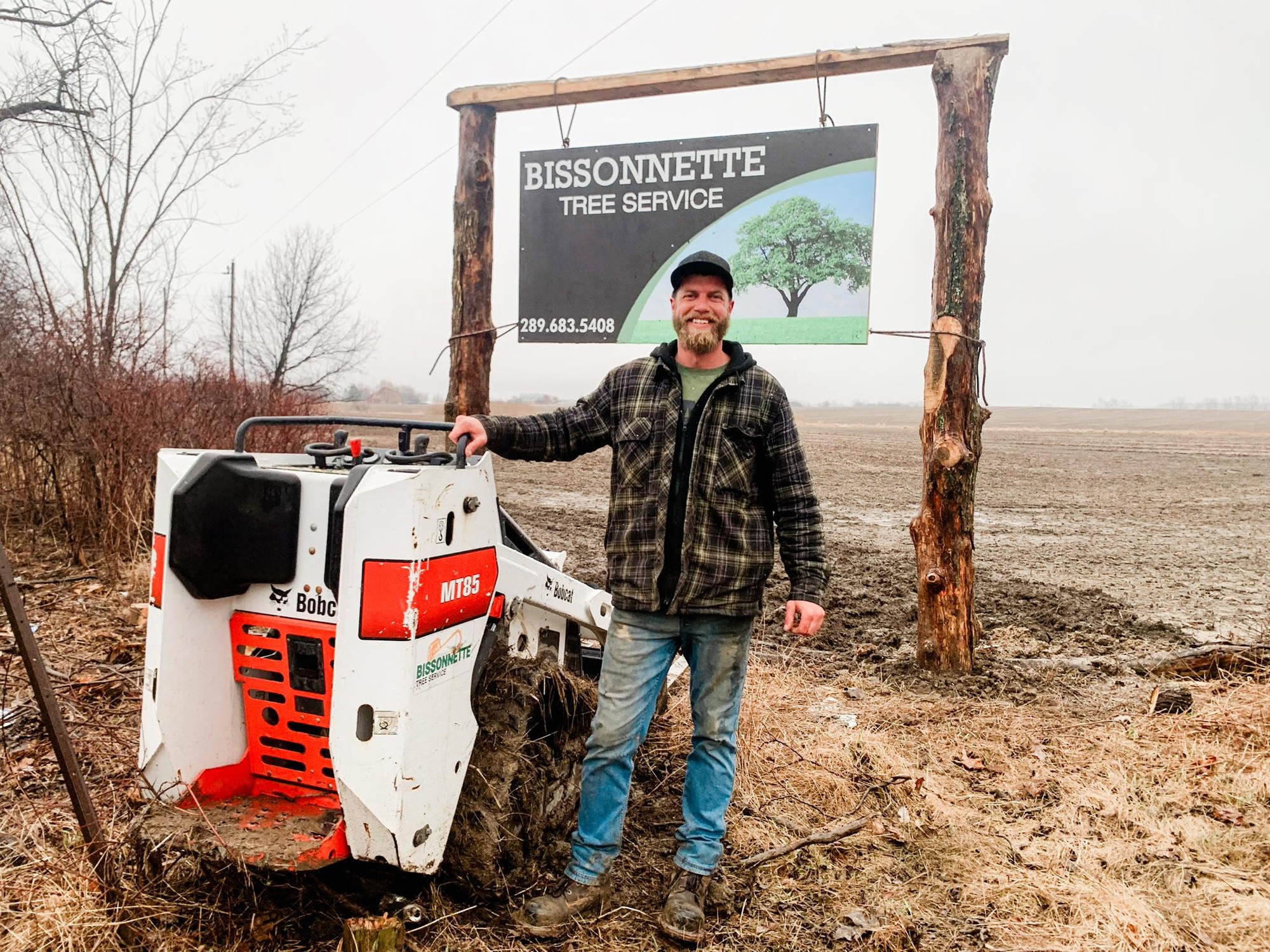 James Bissonnette, owner of Bissonnette Tree Service