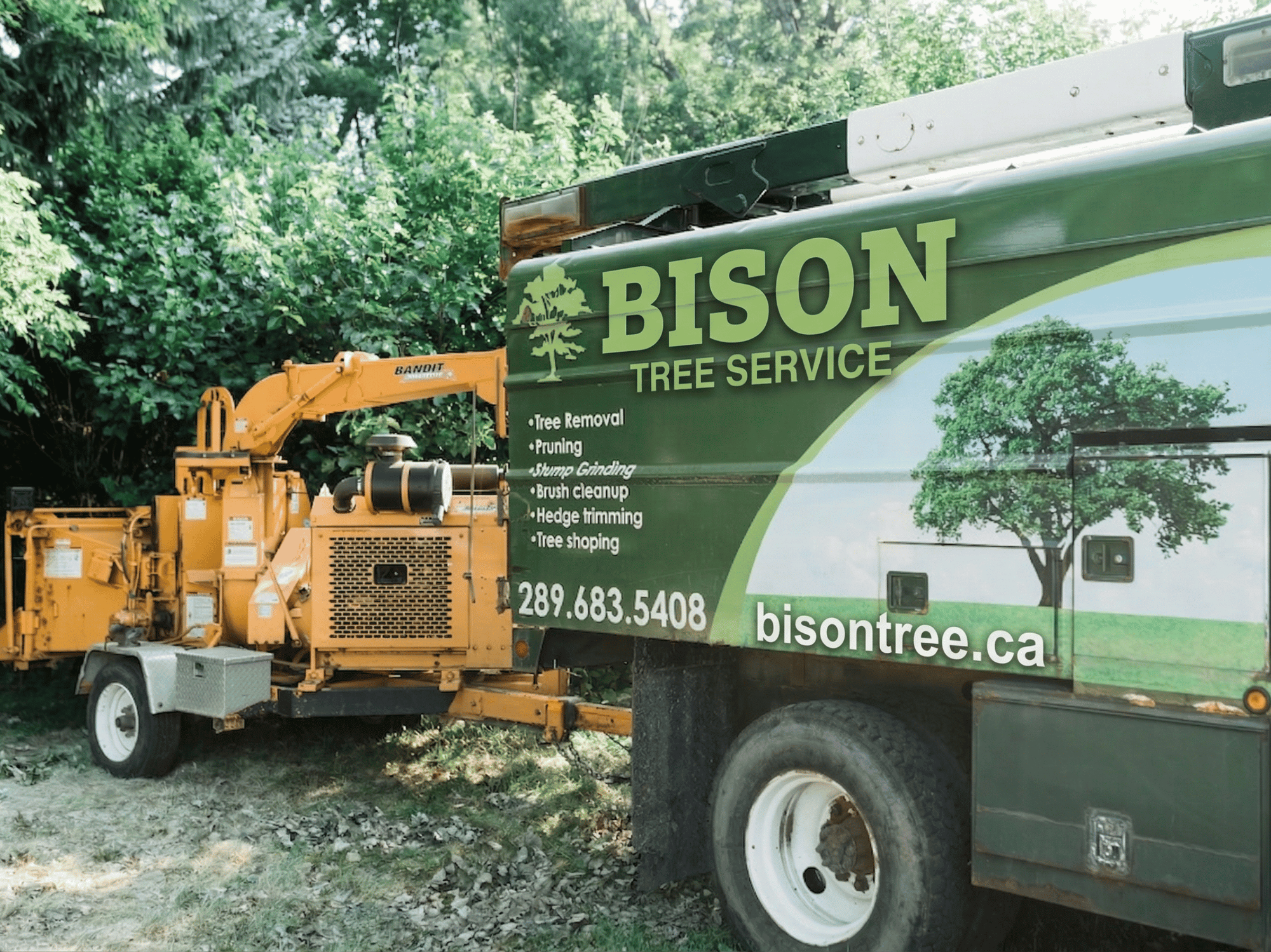 Bison Tree Service professional equipment