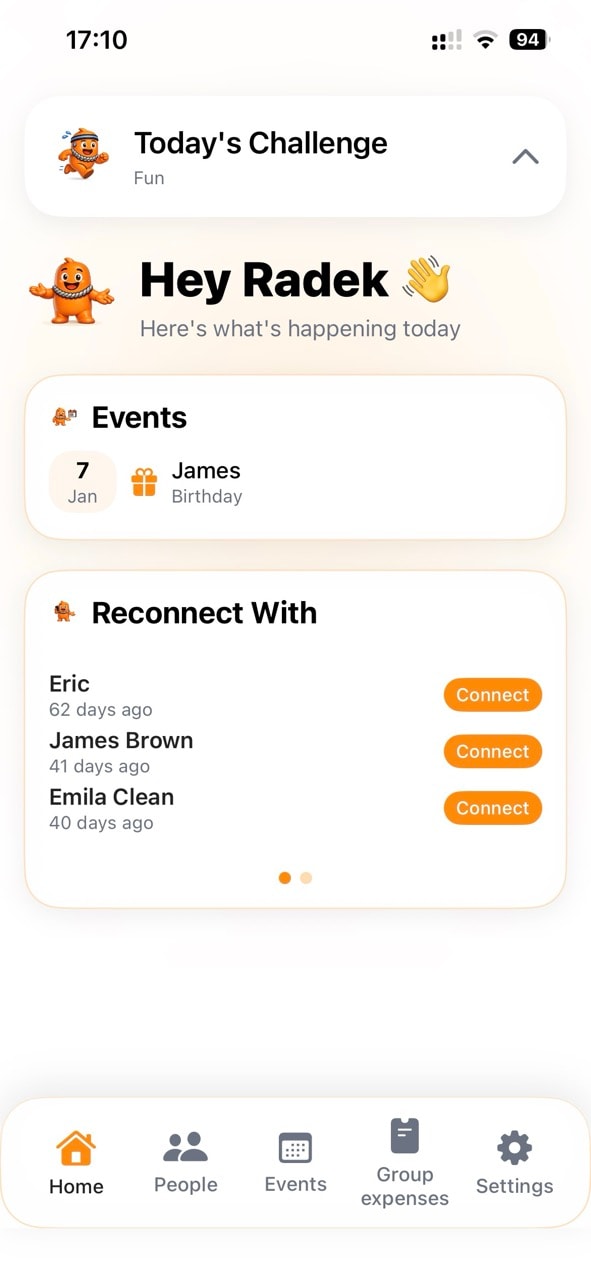Bondo App Screenshot