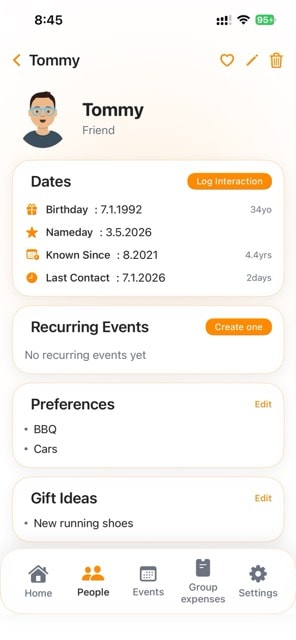 Bondo App - Today's Challenge Screen