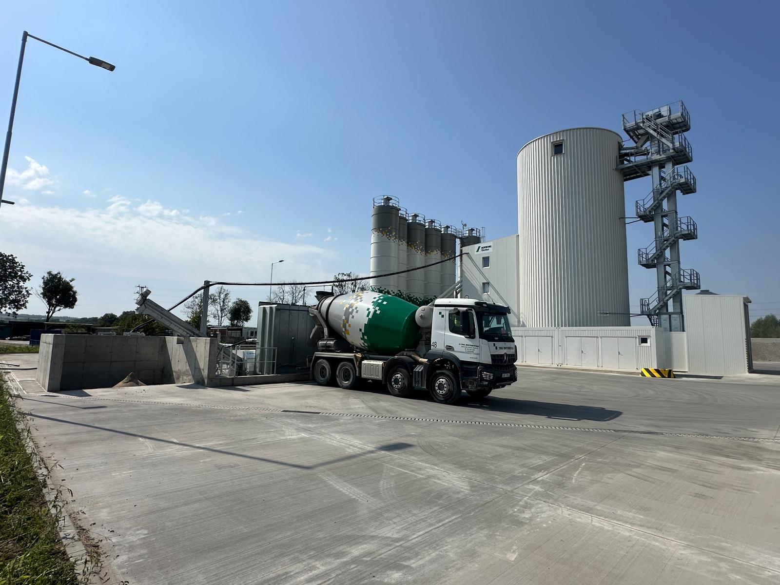 Betonárna TBG Metrostav Úvaly - průmyslová výroba betonu