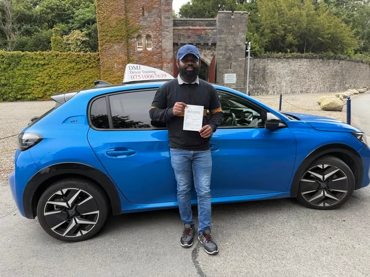 Ibrahim Issah passed their driving test