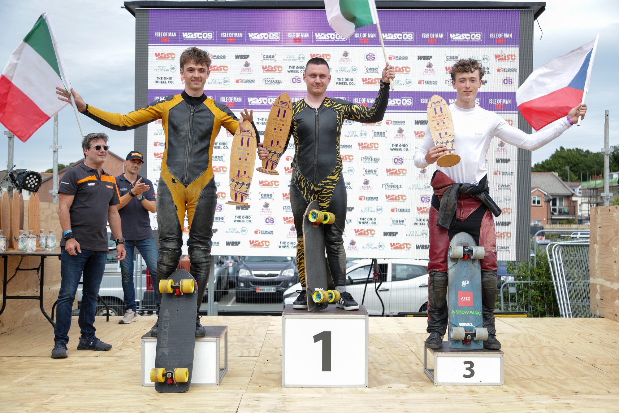 Lukáš Radoň — mezinárodní pódium Isle of Man WASC, česká vlajka, 3. místo